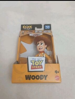 Click Figs Disney Pixar TOY Story " Woody " Action Figure Moves His Lasso